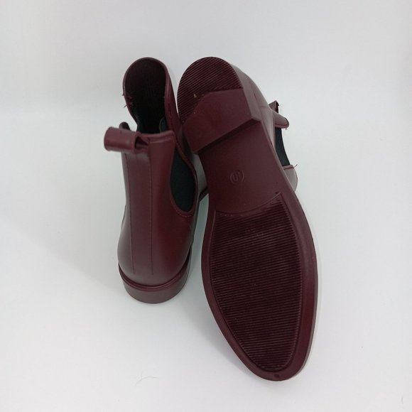 A NEW DAY BURGUNDY CHELSEA WATERPROOF BOOTS SIZE 7 - Picture 5 of 13